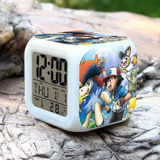 Pkm.store Sonstiges Merchandise-Pokemon Go Led-Wecker