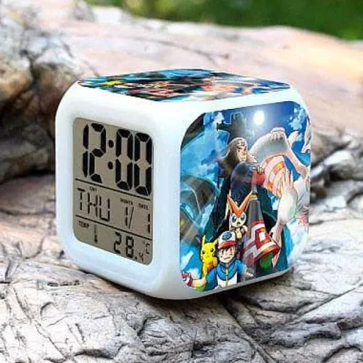 Pkm.store Sonstiges Merchandise-Pokemon Go Led-Wecker