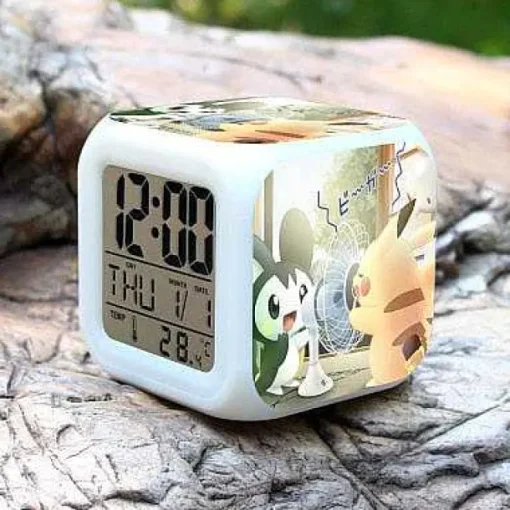 Pkm.store Sonstiges Merchandise-Pokemon Go Led-Wecker