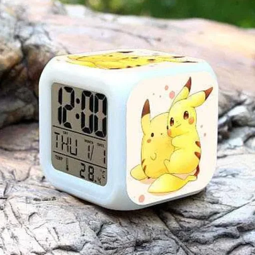 Pkm.store Sonstiges Merchandise-Pokemon Go Led-Wecker