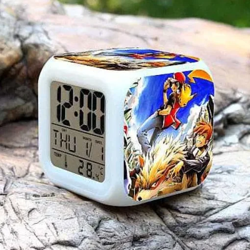 Pkm.store Sonstiges Merchandise-Pokemon Go Led-Wecker
