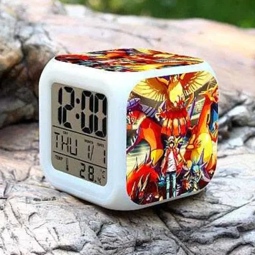 Pkm.store Sonstiges Merchandise-Pokemon Go Led-Wecker