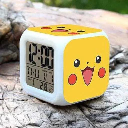 Pkm.store Sonstiges Merchandise-Pokemon Go Led-Wecker