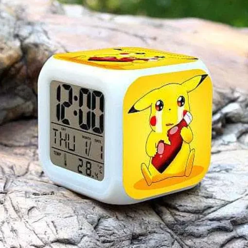 Pkm.store Sonstiges Merchandise-Pokemon Go Led-Wecker