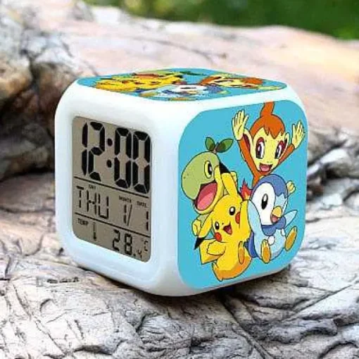 Pkm.store Sonstiges Merchandise-Pokemon Go Led-Wecker