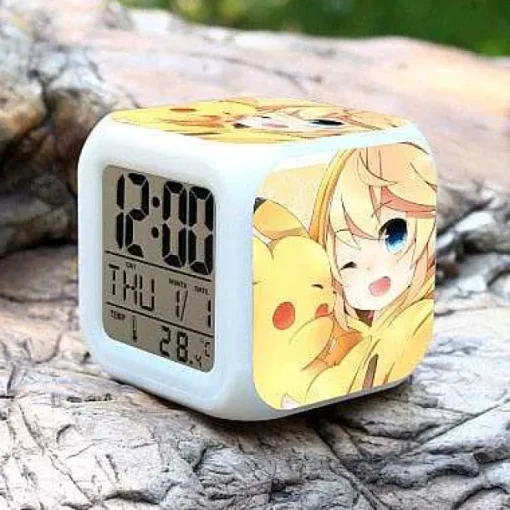 Pkm.store Sonstiges Merchandise-Pokemon Go Led-Wecker