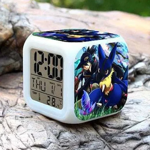 Pkm.store Sonstiges Merchandise-Pokemon Go Led-Wecker