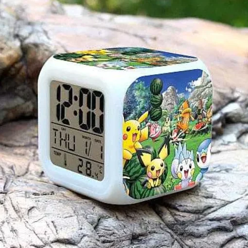 Pkm.store Sonstiges Merchandise-Pokemon Go Led-Wecker