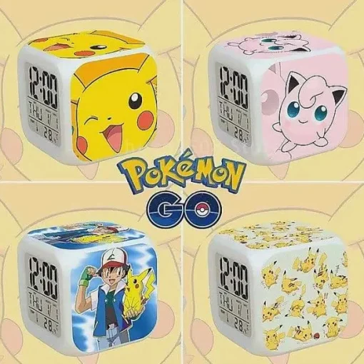 Pkm.store Uhren Und Wecker-Pokemon Go Led-Wecker-Wurfel