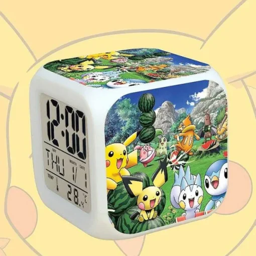 Pkm.store Uhren Und Wecker-Pokemon Go Led-Wecker-Wurfel