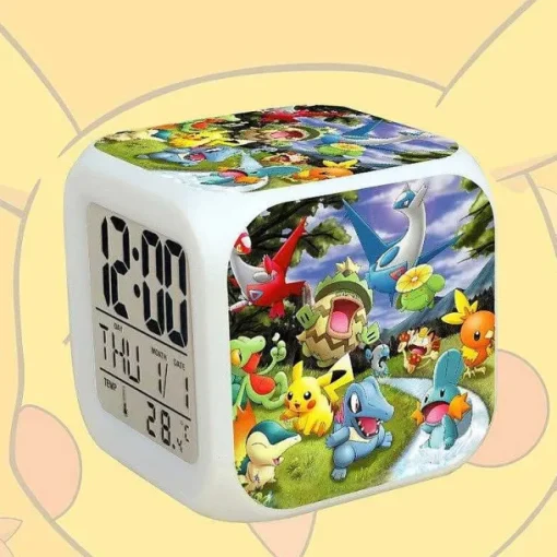 Pkm.store Uhren Und Wecker-Pokemon Go Led-Wecker-Wurfel