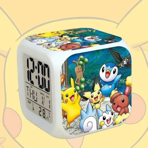 Pkm.store Uhren Und Wecker-Pokemon Go Led-Wecker-Wurfel