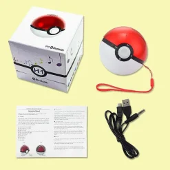 Pkm.store Pokeball & Pokebälle-Pokemon Go Pokeball Portabler Super Bass Lautsprecher