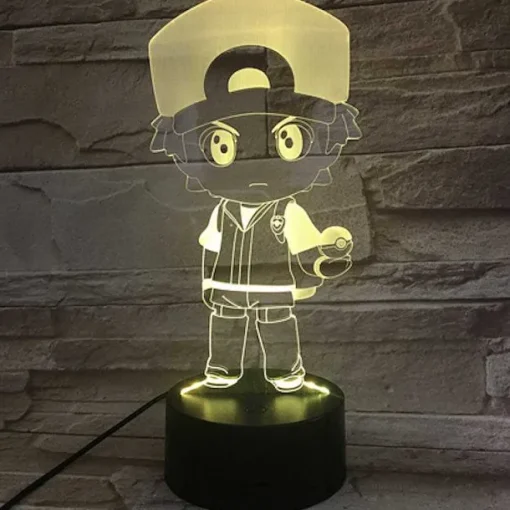 Pkm.store Pokemon Lampen & Nachtlichter-Pokemon Go Snorlax, Ash Ketchum U. A. Lampe Mit Farbwechsel (7 / 16 Farben)