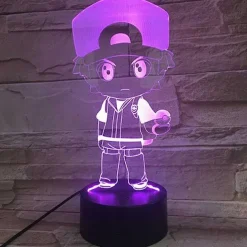 Pkm.store Pokemon Lampen & Nachtlichter-Pokemon Go Snorlax, Ash Ketchum U. A. Lampe Mit Farbwechsel (7 / 16 Farben)