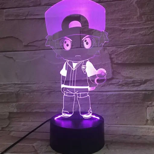 Pkm.store Pokemon Lampen & Nachtlichter-Pokemon Go Snorlax, Ash Ketchum U. A. Lampe Mit Farbwechsel (7 / 16 Farben)