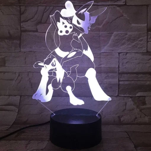 Pkm.store Pokemon Lampen & Nachtlichter-Pokemon Go Snorlax, Ash Ketchum U. A. Lampe Mit Farbwechsel (7 / 16 Farben)