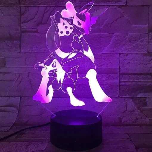 Pkm.store Pokemon Lampen & Nachtlichter-Pokemon Go Snorlax, Ash Ketchum U. A. Lampe Mit Farbwechsel (7 / 16 Farben)