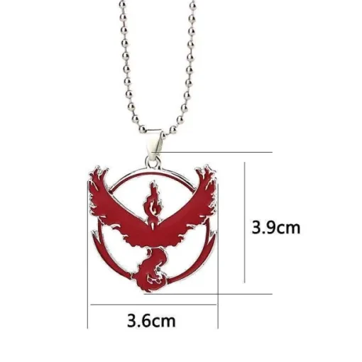 Pkm.store Pokemon Schmuck-Pokemon Go Team Instinct, Valor, Mystic Halskette Schmuck