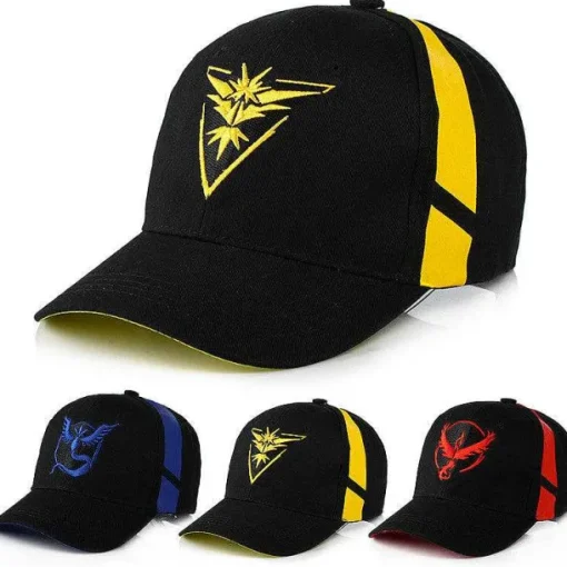 Pkm.store Pokemon Mützen & Caps-Pokemon Go Team Valor, Team Mystic, Team Instinct - Baseball Cap Snapback Cap