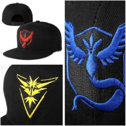 Pkm.store Pokemon Mützen & Caps-Pokemon Go Team Valor, Team Mystic, Team Instinct - Baseball Cap Snapback Cap