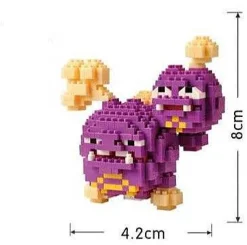 Pkm.store Pokemon Bausteine-Pokemon Growlithe, Raichu, Weezing, Sudowoodo, Fennekin, Froakie Baustein Figuren