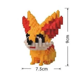 Pkm.store Pokemon Bausteine-Pokemon Growlithe, Raichu, Weezing, Sudowoodo, Fennekin, Froakie Baustein Figuren