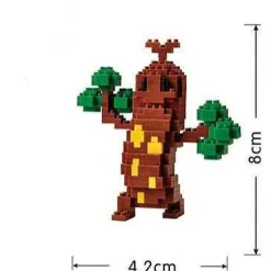 Pkm.store Pokemon Bausteine-Pokemon Growlithe, Raichu, Weezing, Sudowoodo, Fennekin, Froakie Baustein Figuren