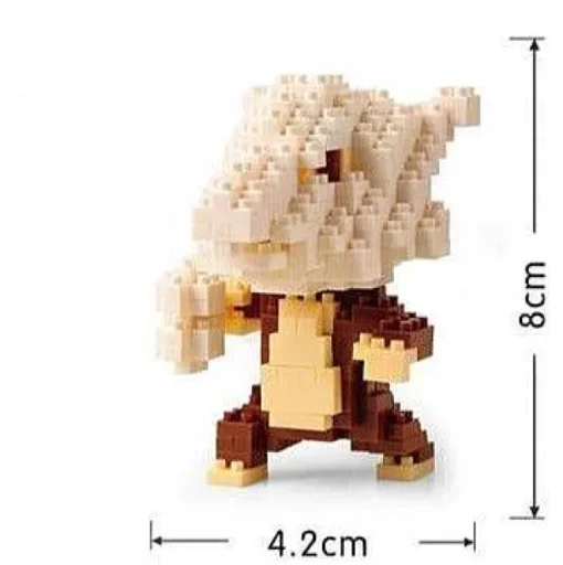 Pkm.store Pokemon Bausteine-Pokemon Growlithe, Raichu, Weezing, Sudowoodo, Fennekin, Froakie Baustein Figuren