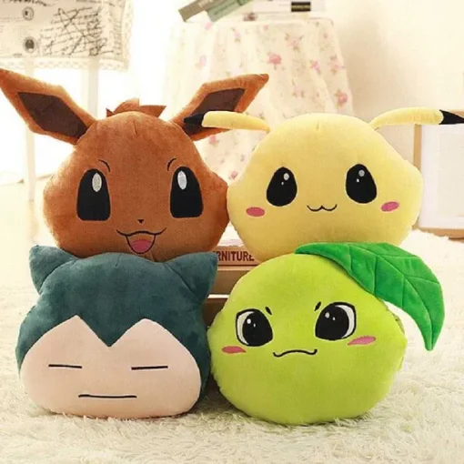 Pkm.store Herbst & Winter-Pokemon Handschuhe Handwarmer Relaxo, Evoli, Enton - Verschiedene Motive