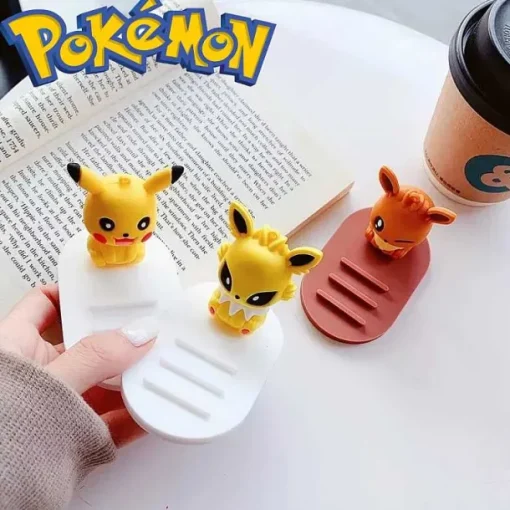 Pkm.store Sonstiges Merchandise-Pokemon Handyhalterung Mit Pokemon Figur