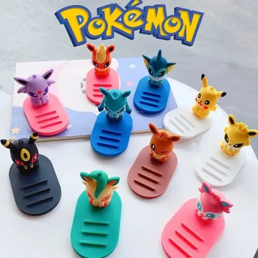 Pkm.store Sonstiges Merchandise-Pokemon Handyhalterung Mit Pokemon Figur