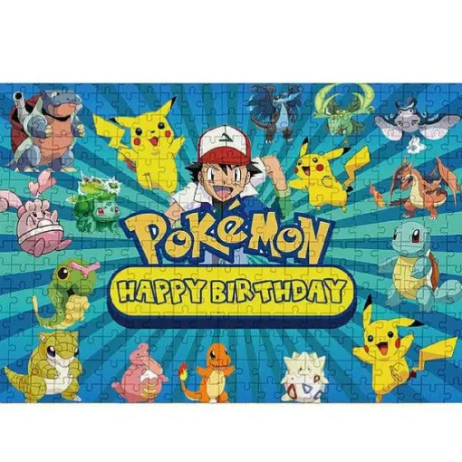 Pkm.store Pokemon Spielzeug-Pokemon Holz Puzzle, Bis Zu 500 Teile