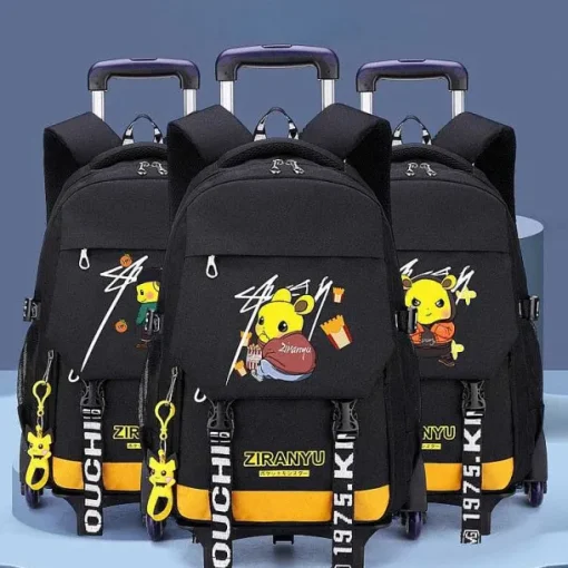 Pkm.store Rucksäcke & Taschen-Pokemon 2In1 Trolley-Rucksack / Schul Koffer
