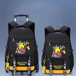 Pkm.store Rucksäcke & Taschen-Pokemon 2In1 Trolley-Rucksack / Schul Koffer