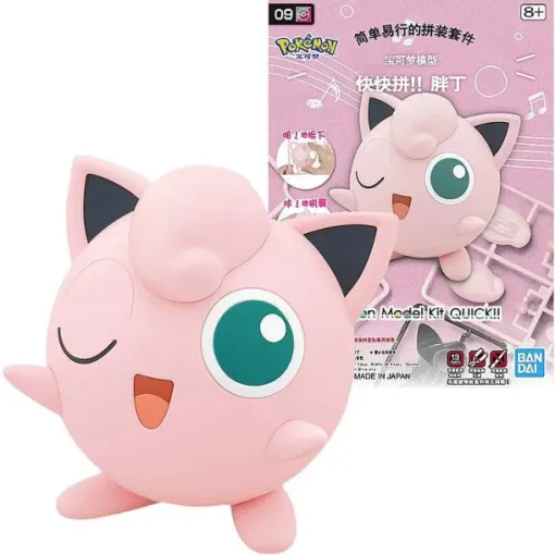 Pkm.store Pokemon Figuren-Pokemon Jigglypuff Pummeluff Sammelfigur Zum Selber Zusammenbauen