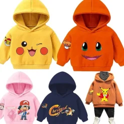 Pkm.store Herbst & Winter-Pokemon Kapuzensweatshirt