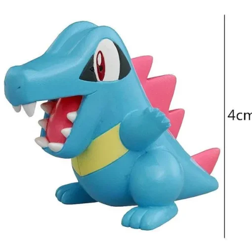 Pkm.store Pokemon Figuren-Pokemon Karnimani Totodile Figur (Ca. 4Cm)