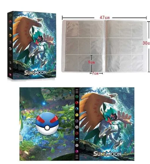 Pkm.store Pokemon Sammelalbum-Pokemon Karten Sammelalbum Fur 432 Karten Im A4 Format - Viele Pokemon Motive