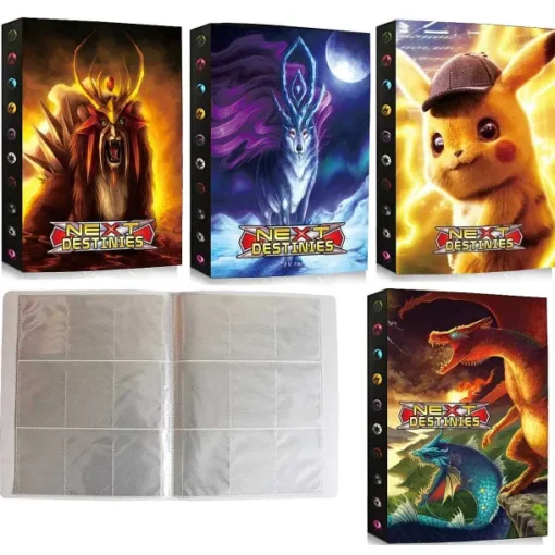 Pkm.store Pokemon Sammelalbum-Pokemon Karten Sammelalbum Fur 432 Karten Im A4 Format - Viele Pokemon Motive