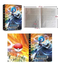 Pkm.store Pokemon Sammelalbum-Pokemon Karten Sammelalbum Fur 432 Karten Im A4 Format - Viele Pokemon Motive
