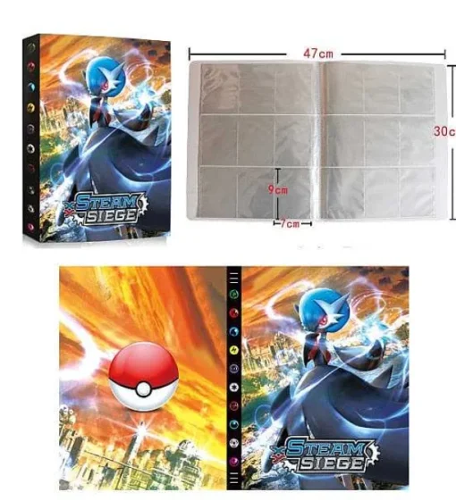 Pkm.store Pokemon Sammelalbum-Pokemon Karten Sammelalbum Fur 432 Karten Im A4 Format - Viele Pokemon Motive