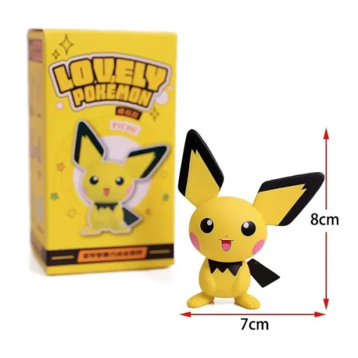 Pkm.store Pokemon Figuren-Pokemon Kawaii Figuren Pikachu Raichu Mimigma Togedemaru Oder Pichu