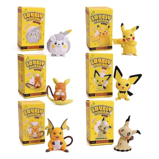 Pkm.store Pokemon Figuren-Pokemon Kawaii Figuren Pikachu Raichu Mimigma Togedemaru Oder Pichu
