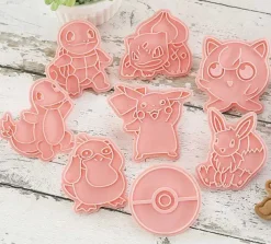 Pkm.store Herbst & Winter-Pokemon Keks Ausstechformen (6 Stk.)