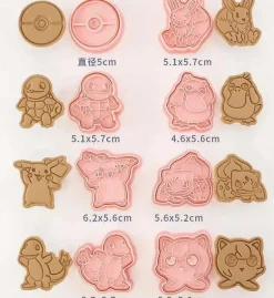Pkm.store Herbst & Winter-Pokemon Keks Ausstechformen (6 Stk.)