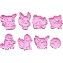 Pkm.store Herbst & Winter-Pokemon Keksformen Im 8Er Set (Pikachu, Evoli, Pummeluff Etc.)