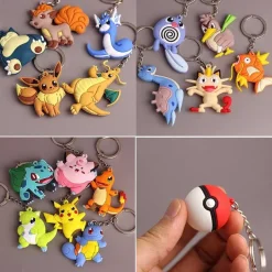 Pkm.store Sonstiges Merchandise-Pokemon Keychains - Schlusselanhanger (16 Motive)