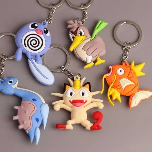 Pkm.store Sonstiges Merchandise-Pokemon Keychains - Schlusselanhanger (16 Motive)