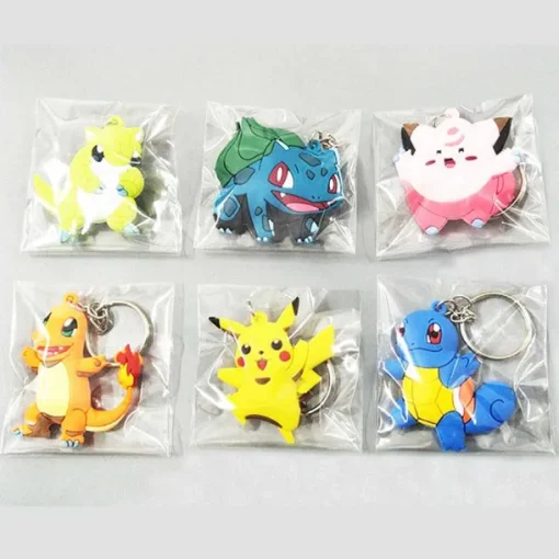 Pkm.store Sonstiges Merchandise-Pokemon Keychains - Schlusselanhanger (16 Motive)